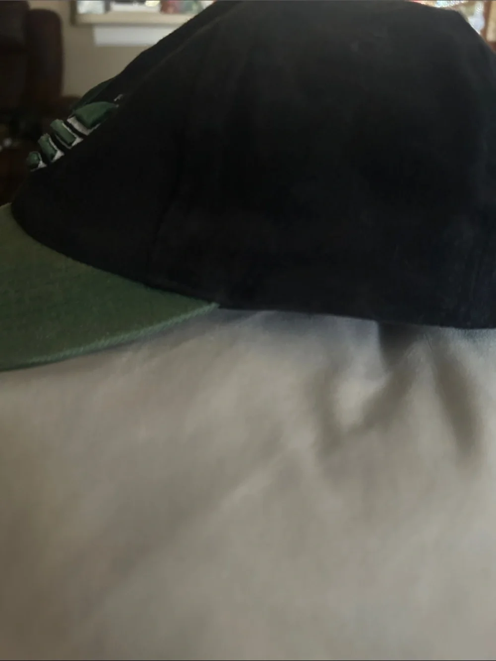 80’s 90’s adidas Black & Green Trefoil Baseball Cap